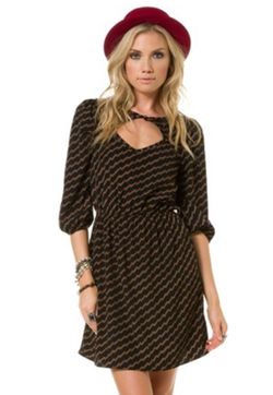 Swell Zagger Black Dress