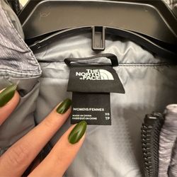 WOMENS XS NORTH FACE JACKET COAT GREY 