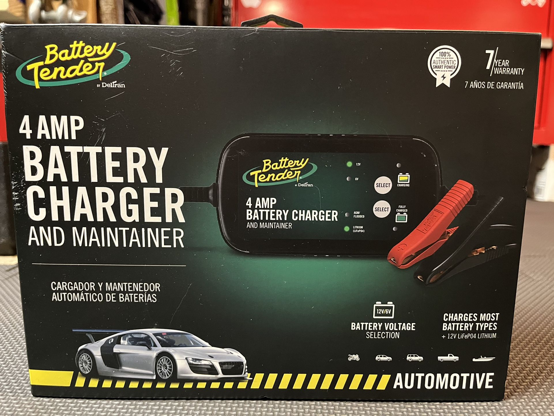 4 AMP Battery Charger And Maintainer 