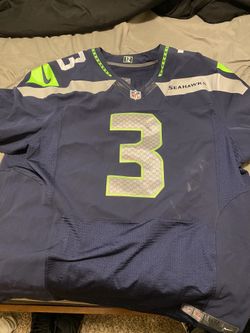 Authentic on field Russell Wilson jersey