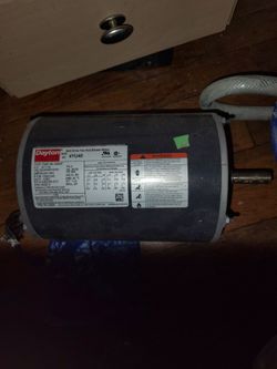 Dayton 2 1/2hp no#4yu30 belt drive motor