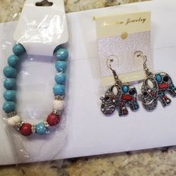 Set Of Bracelet With Earrings 