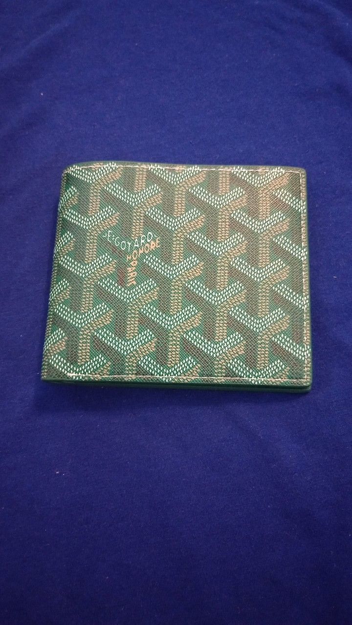 Goyard Green Wallet — Fits Cards + Cash