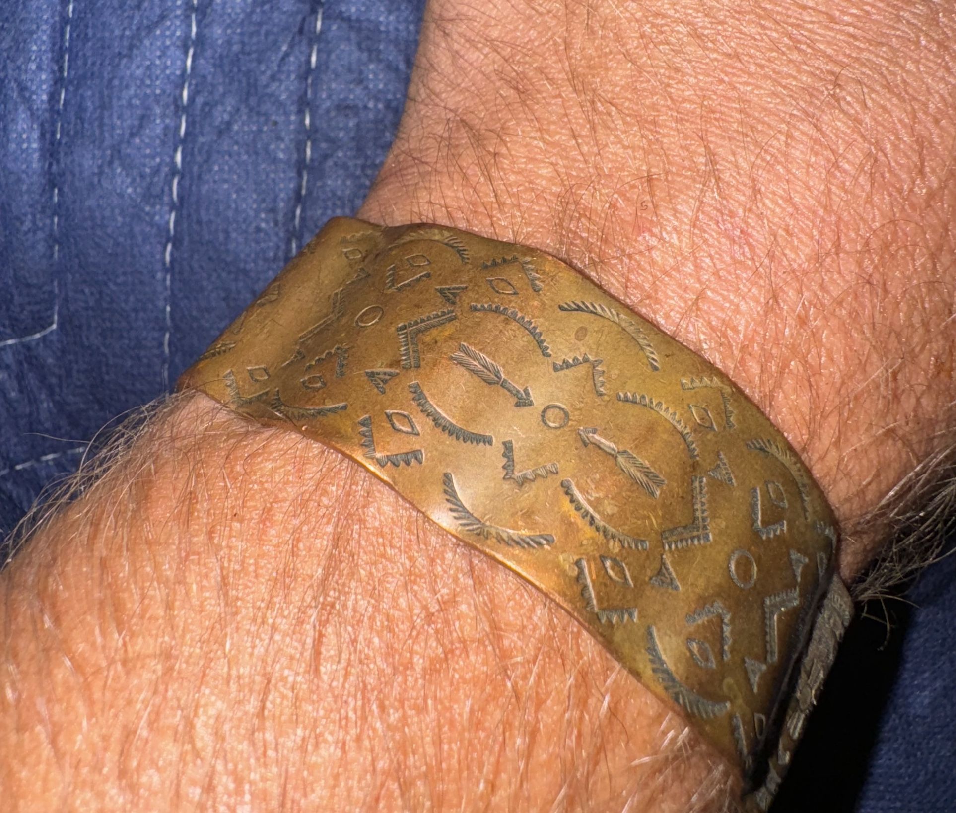 Native Copper Cuff Bracelet