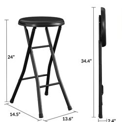 Padded Folding Stool