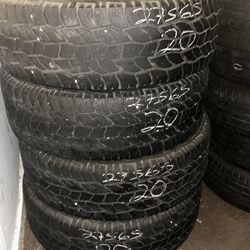 Set of LT 275/65/20 Cooper