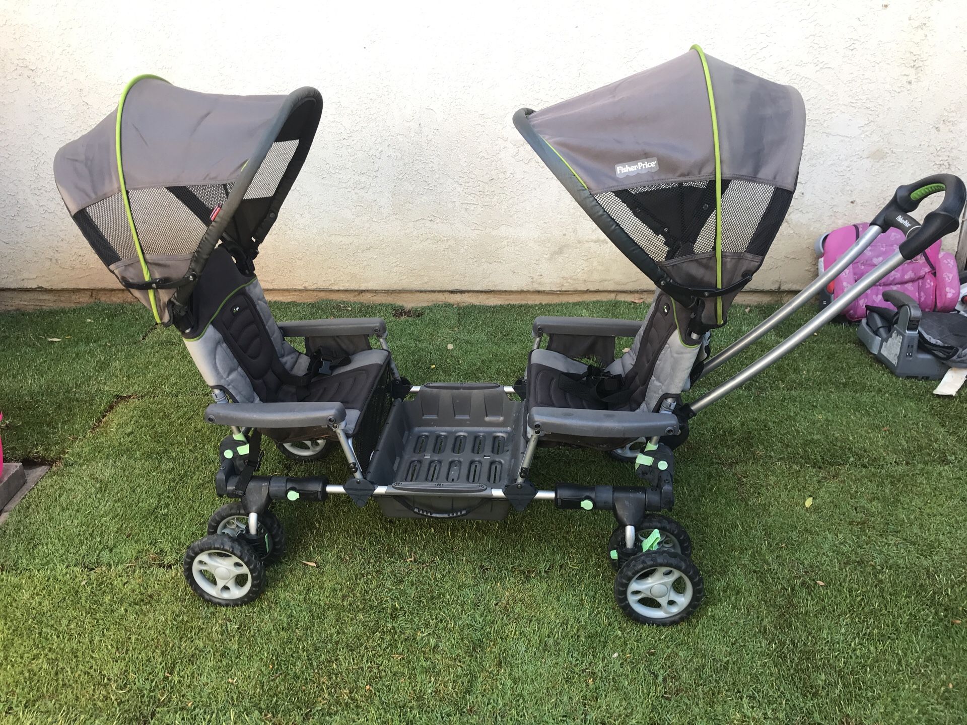 Kid Utility Vehicle double stroller wagon Fisher-Price