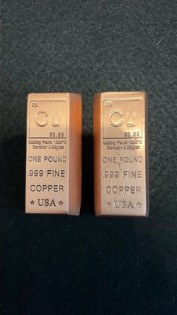 Copper Brick 1 pound