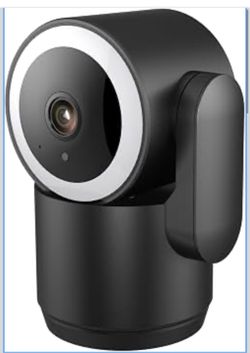 Luna 2K Indoor Camera for Home Security, Dual-Band WiFi 360° Pan-Tilt Built-in Spotlight, Motion Detection & Human Auto Tracking, Siren, Pet/Dog/Baby