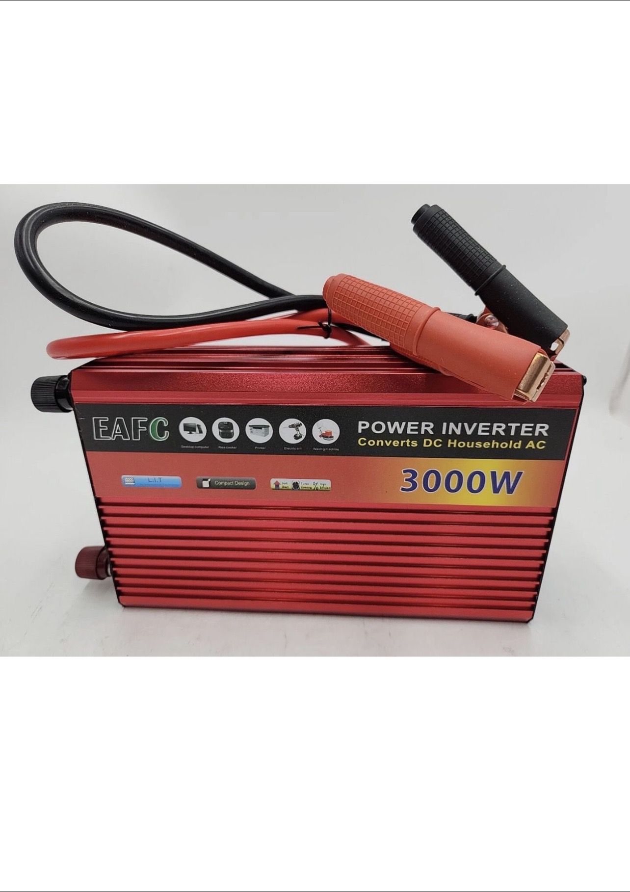New in the box NEW EAFC 3000W Power Inverter. Red E67 for Sale in 