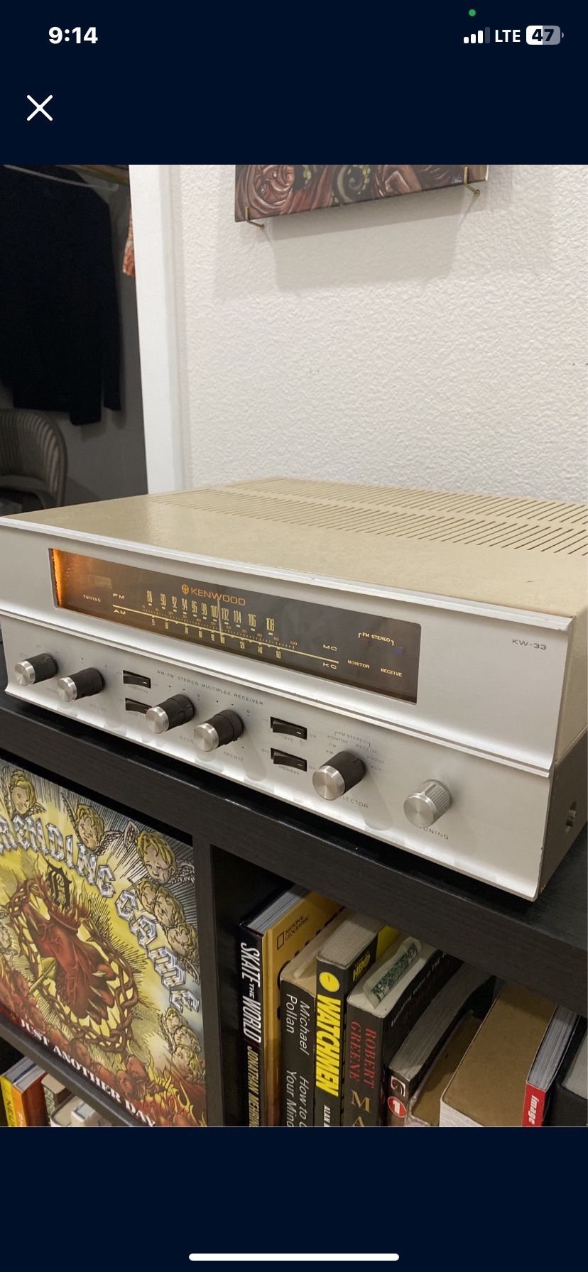 Kenwood KW-33 Vintage Tube Receiver