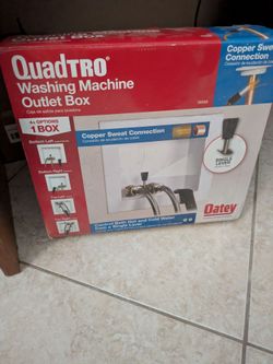 Quadtro Washing Machine outlet box