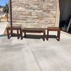 3 Piece Jerome’s Set - Coffee Table & Side Tables