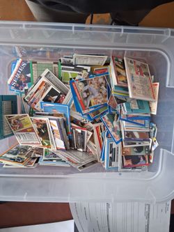 Large Lot of Mixed Sports Trading Cards
