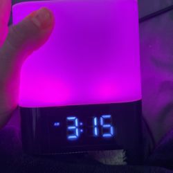 Speaker’light’clock