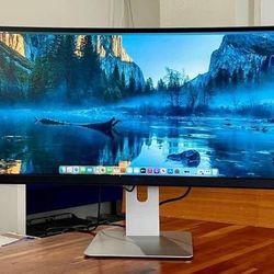 Dell 34” Curved Monitor,  Model U3415WB