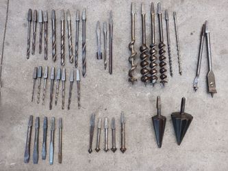 Vintage Lot hand drill bits 40 pcs for $75