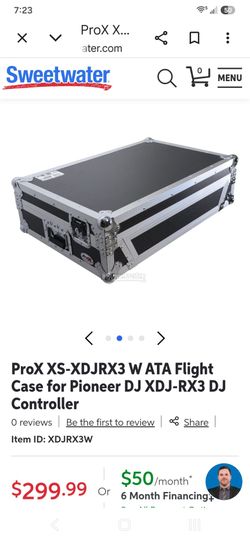 Pro dj case for dj controller.