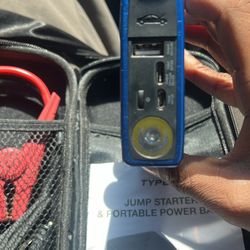 JUMP STARTER & PORTABLE POWER BANK 