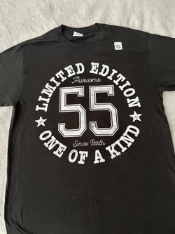One of a Kind' text. Perfect for 55 Celebration Birthday .