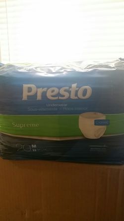 Adult presto underwear. Size M.