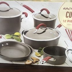 Rachael Ray Cucina 12-pc. Hard-Anodized Cookware Set