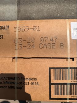US Army MRE Case