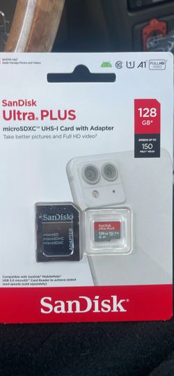 SanDisk Ultra Plus 128GB microSDXC Card