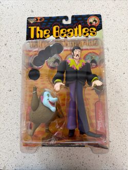 New 1999 McFarlane The BEATLES Yellow Submarine JOHN LENNON WITH JEREMY Figure