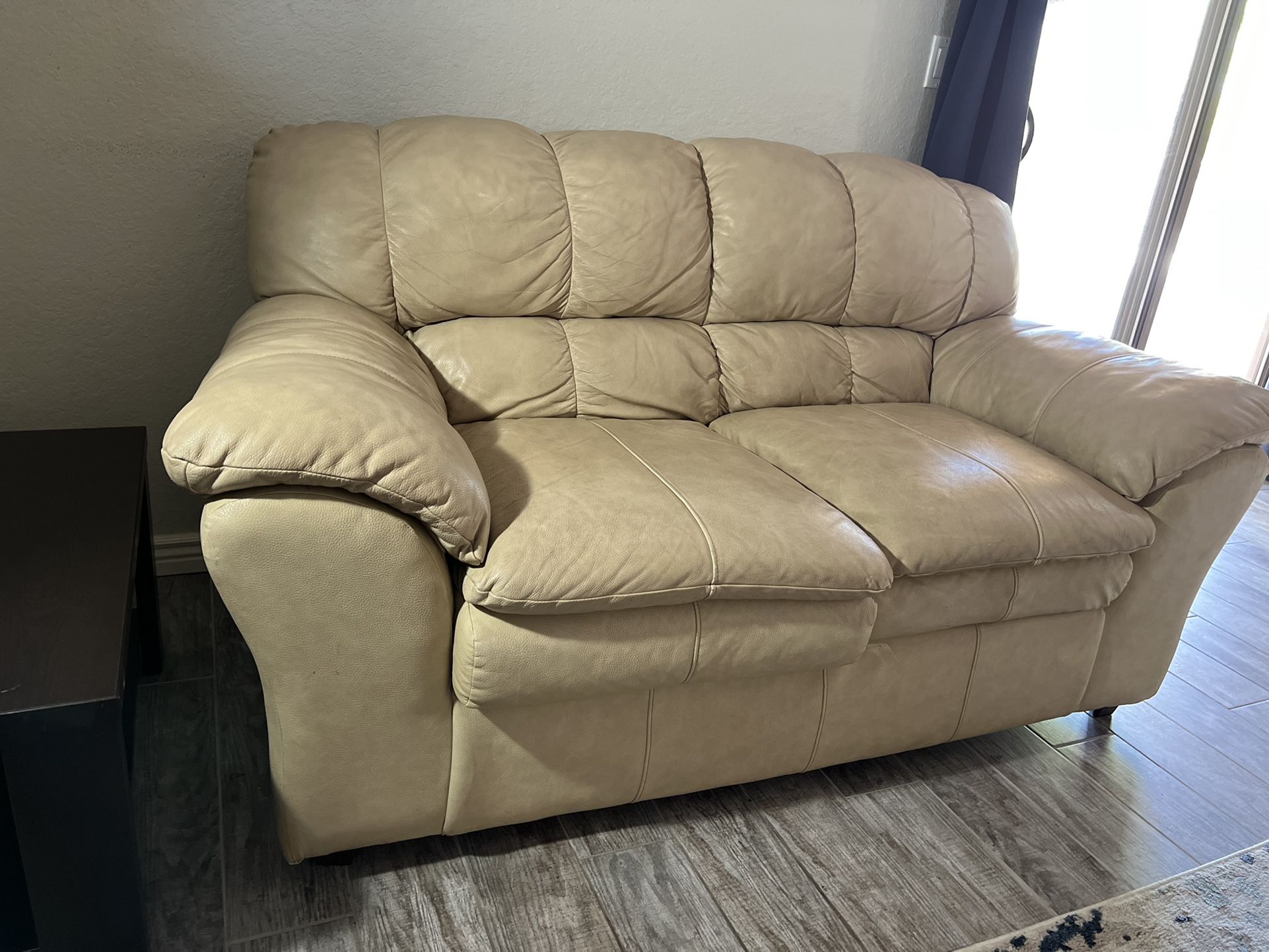 Gently Used Leather Couch