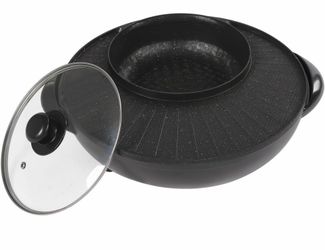 2-in-1 Multifunctional Electric Hot Pot and Korean Grill