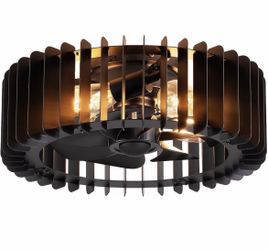 Ceiling light with fan