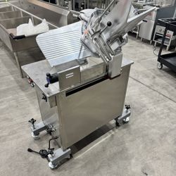 ETL NSF🔪 ChefAsst Automatic Meat Slicer HB‑350 (Dual 750W Motors) NEW