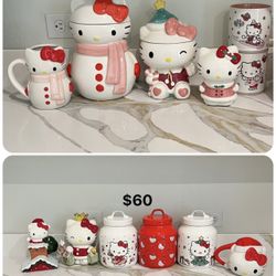 Hello Kitty Christmas Ceramics 