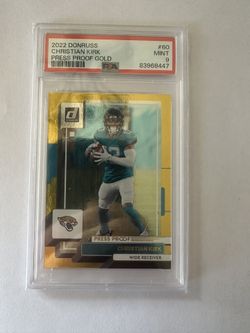 2022 Donruss Christian Kirk /50 Psa 9