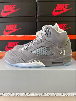 DS 2026 Nike Jordan 5 Retro Wolf Grey Size 8.5