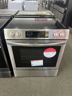New Electric Range Stove 30" 5.3 cu ft - Stainless Steel Finish