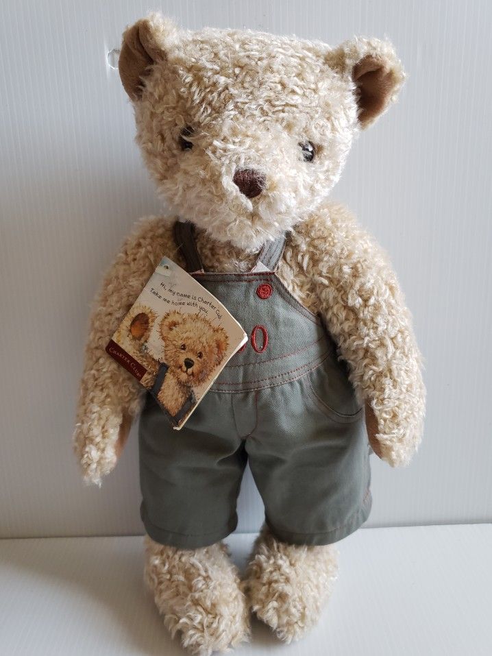 Teddy Bear Plush Charter Club Federated Department Stores Macy's 16" 2000. Condition is Used With Tags