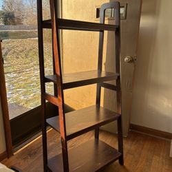 Vintage 4 Tier Wooden Book Shelf 