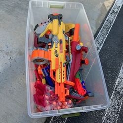 Bin Full Of Nerf Guns