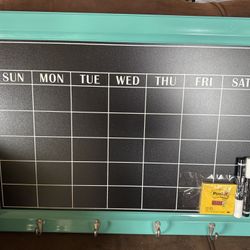 Weekly Chalkboard Calendar 