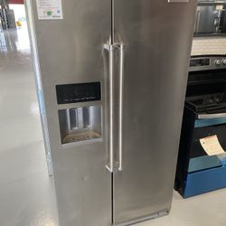 KitchenAid Stainless Steel 24.8 Cu. Ft. Standard Depth Side-by-Side Refrigerator 