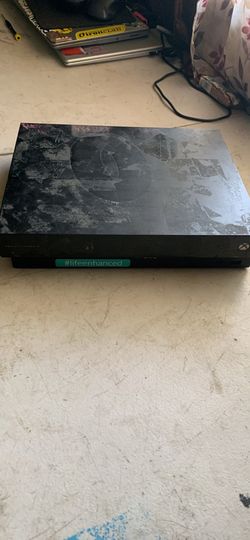 Xbox one X with controller