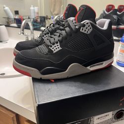 Jordan Bred 4 (2019) Size 10.5 