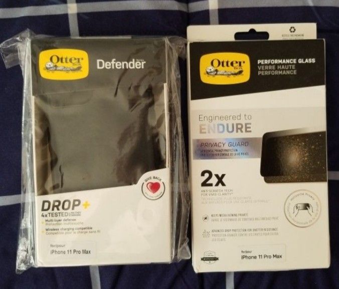 iPhone 11 Pro Max Otter Case And Glass Protector