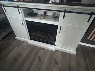 Fire place Tv stand