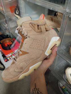 Travis Scott x Jordan 6 British khaki