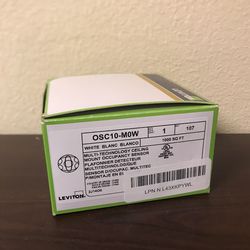 New Leviton OSC-10-M0W Multi-technology Ceiling Mount Occupancy Sensor