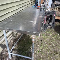 stainless steel table
