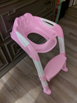 Potty training step pink